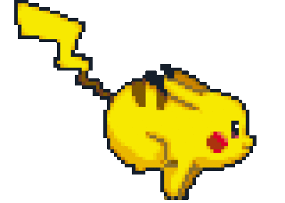 Running Pikachu